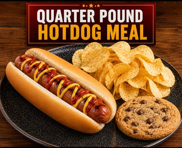 Kid’s Hotdog Meal.