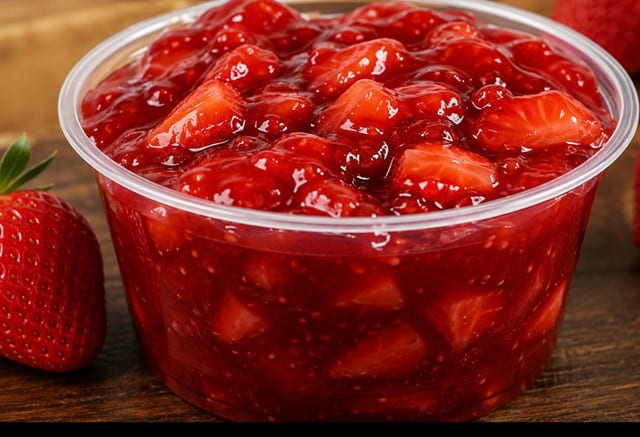 Strawberry Topping.