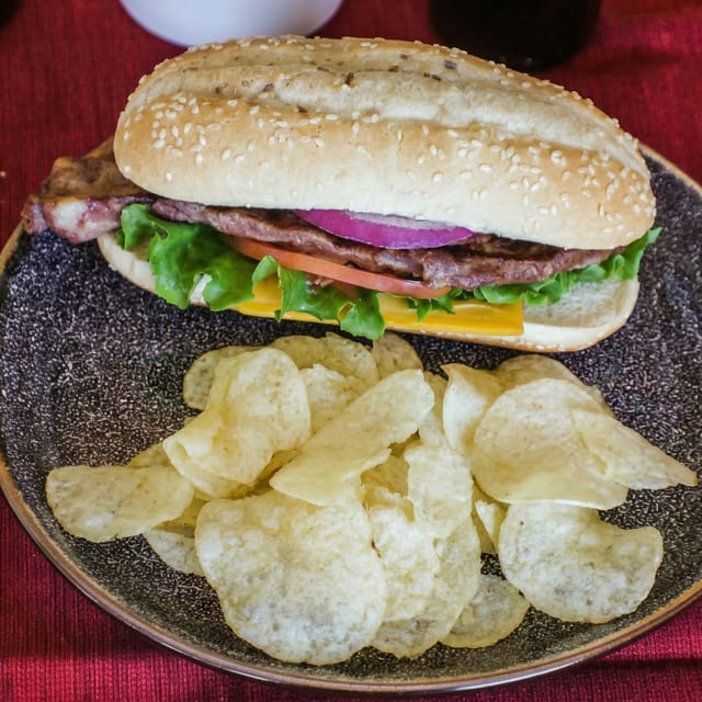 Ribeye Steak Sandwich.