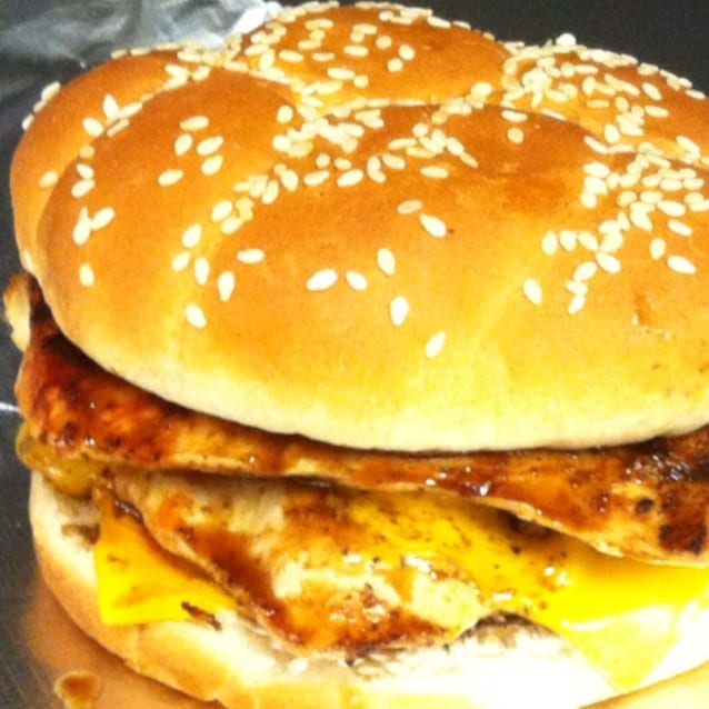 Double Chicken Sandwich.