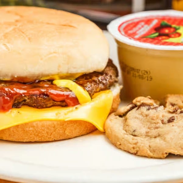 Kids' Cheeseburger Meal.