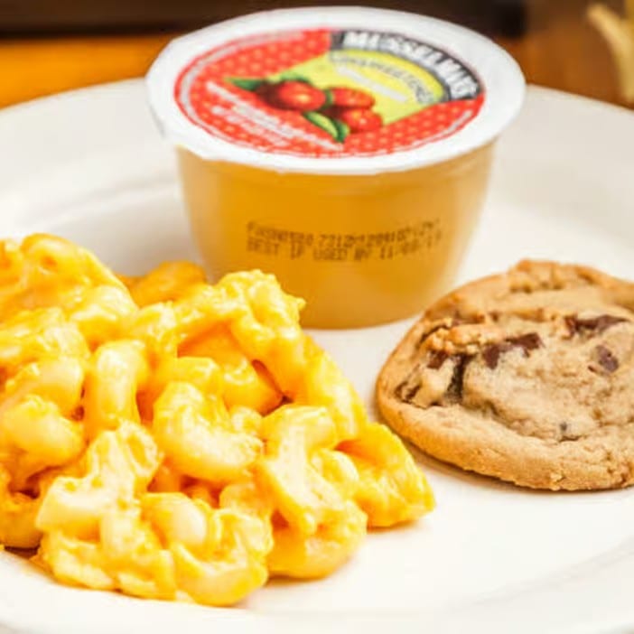 Kids' Macaroni and Cheese Meal.
