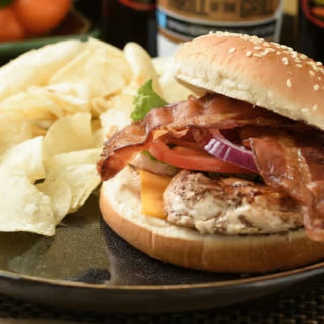 BBQ Bacon Chicken Sandwich.