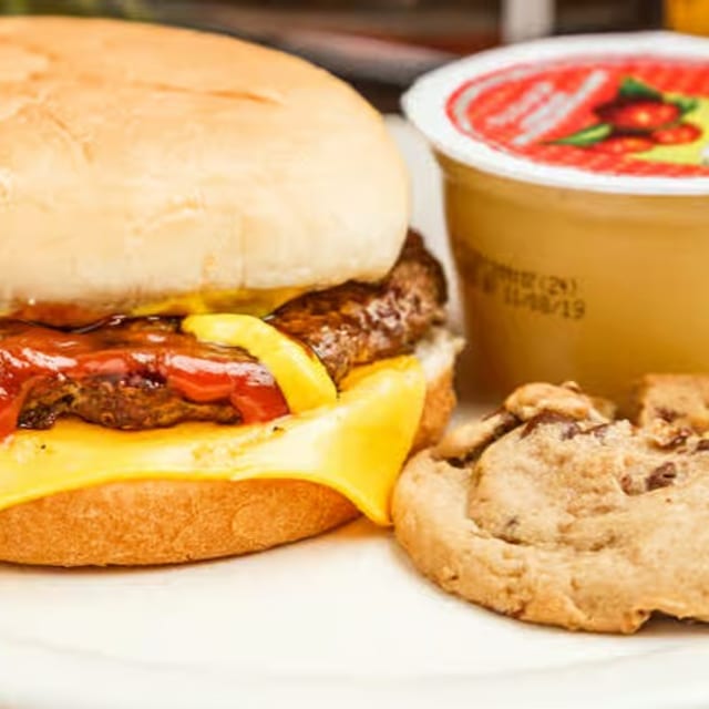 Kids' Hamburger Meal.