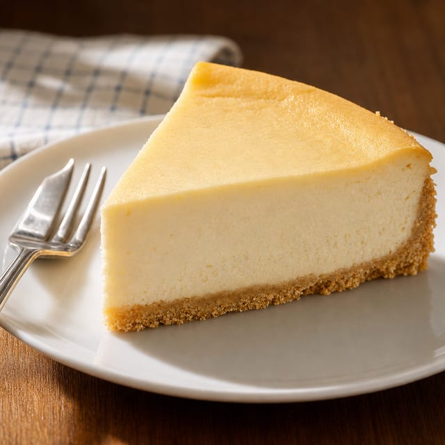New York Style Cheesecake.