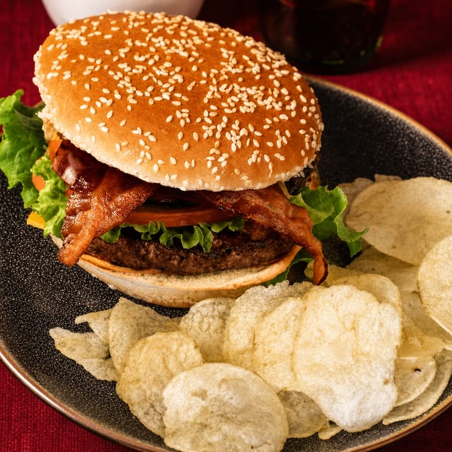 BBQ Bacon Cheeseburger.