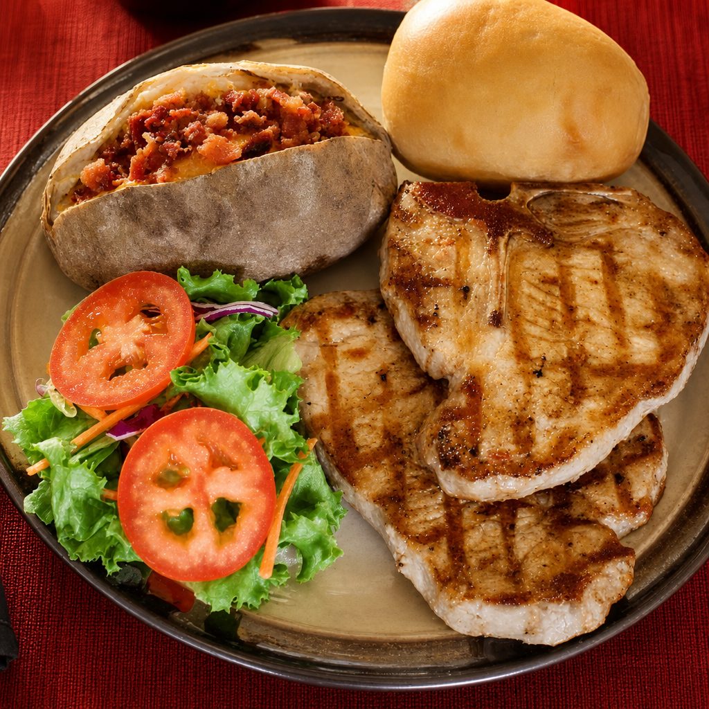 Grilled Pork Chops.