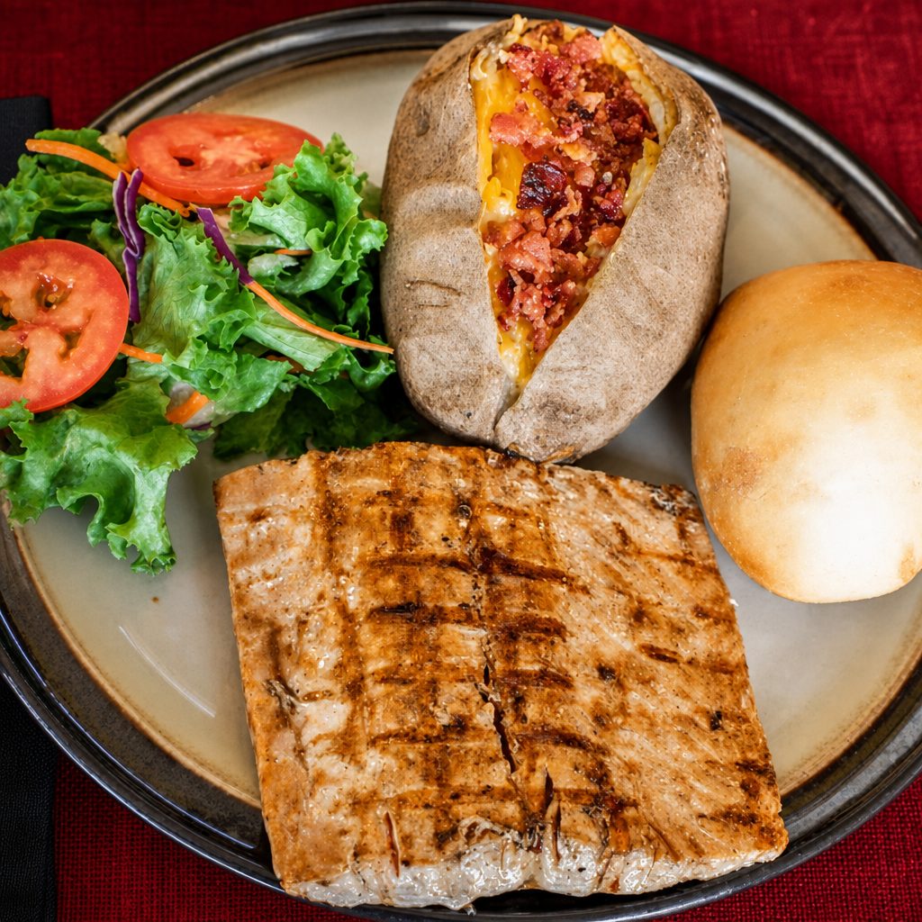 Grilled Salmon.
