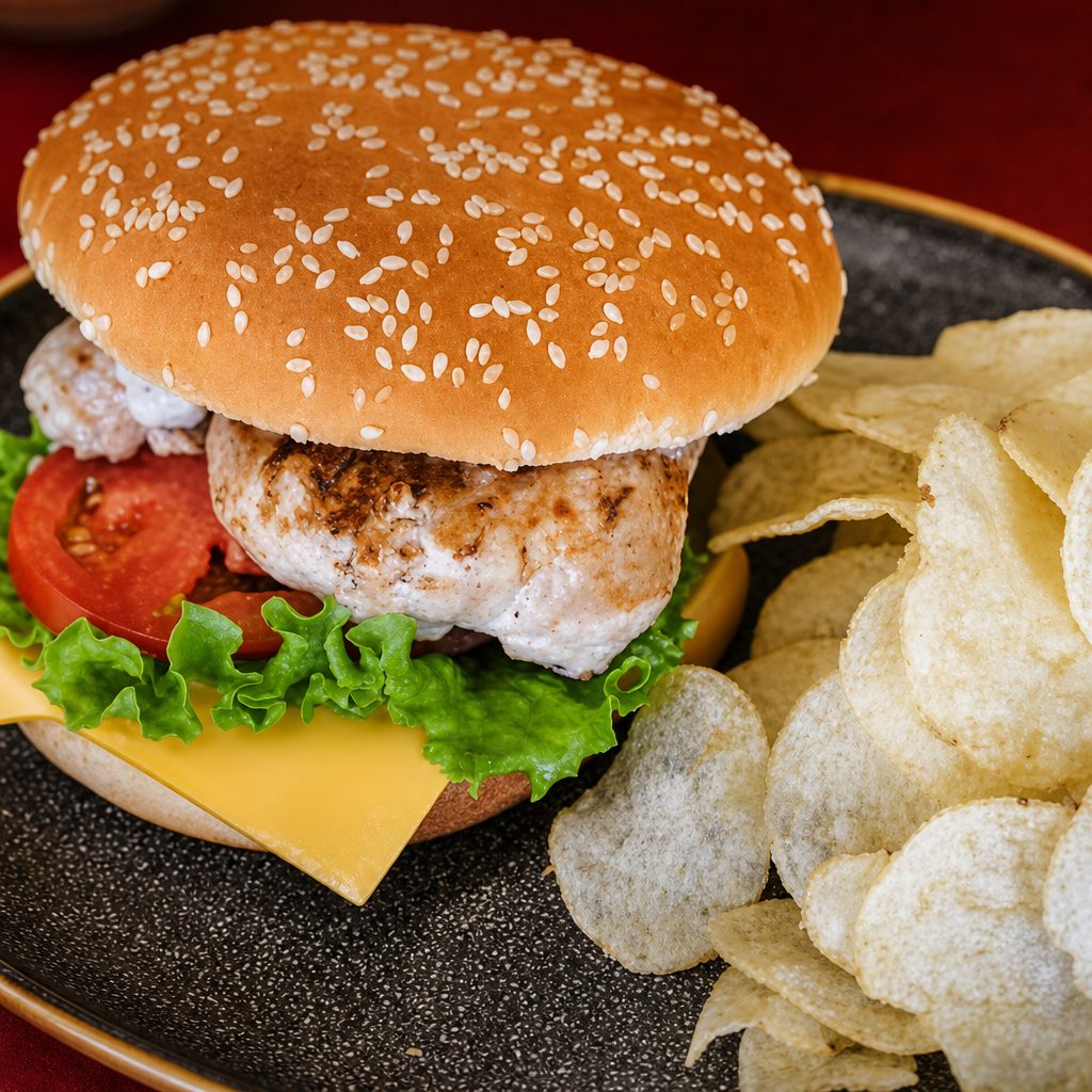 Grilled Chicken Fillet Sandwich.