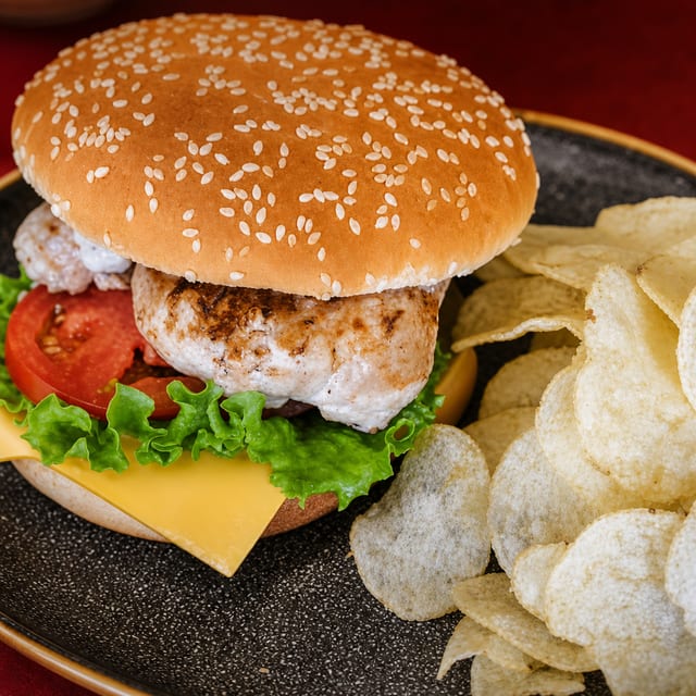 Grilled Chicken Fillet Sandwich.