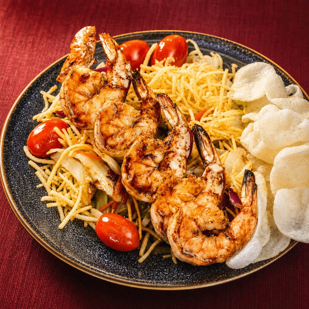 Grilled Shrimp Chef Salad.