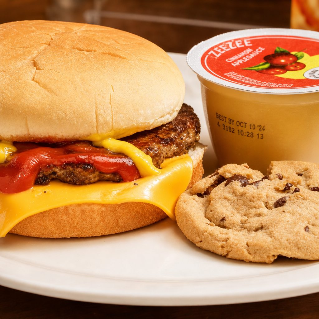 Kids' Hamburger Meal.