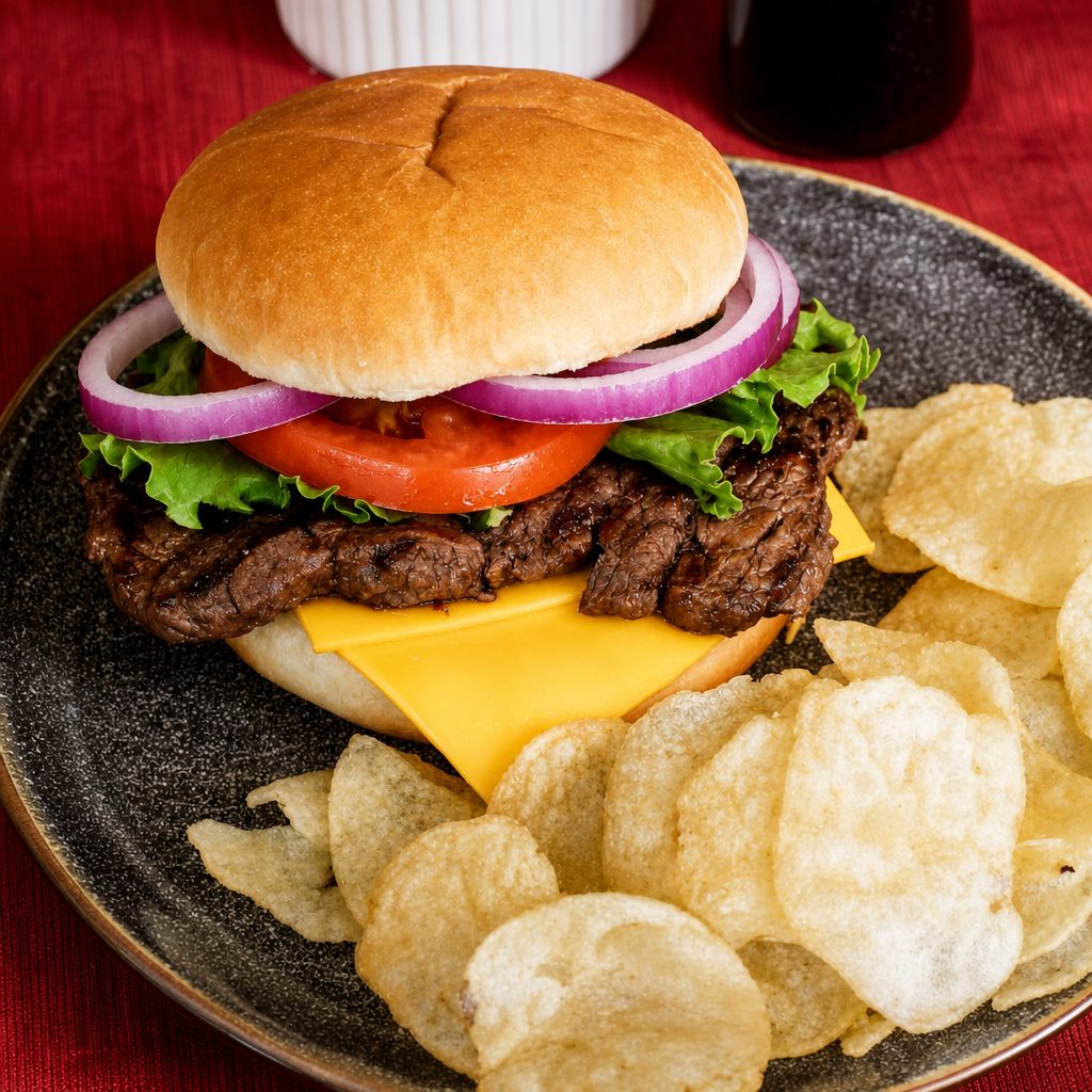 Sirloin Steak Sandwich.
