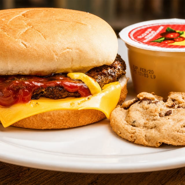 Kids' Cheeseburger Meal.
