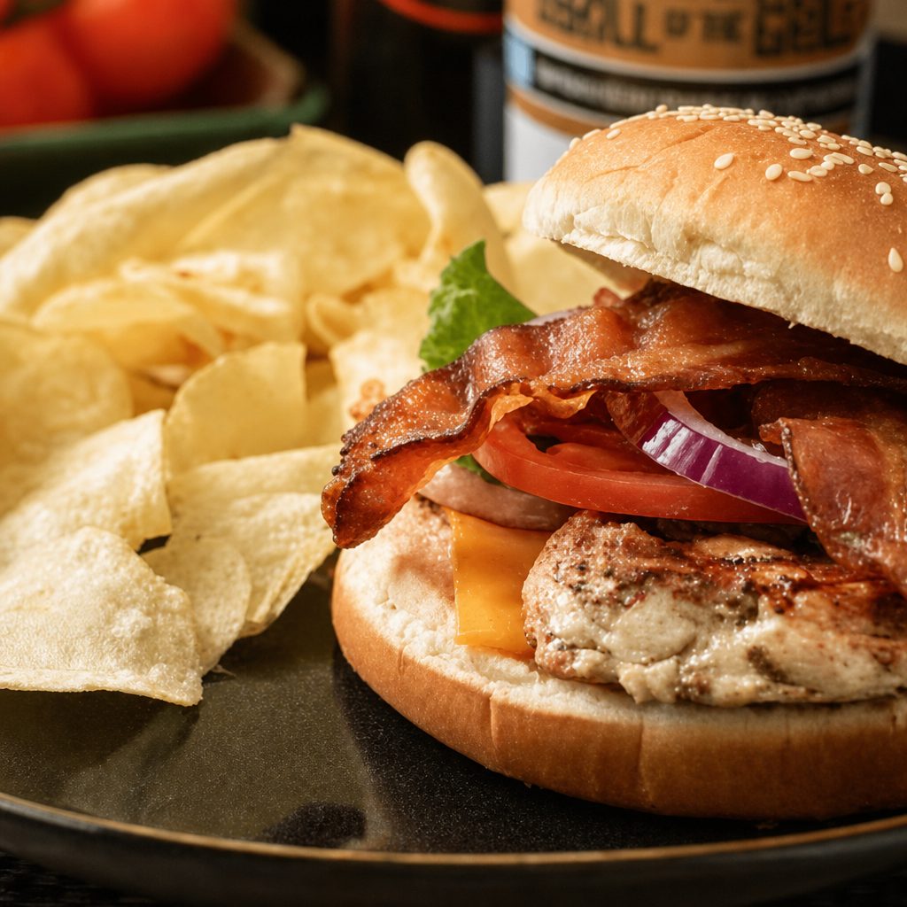 BBQ Bacon Chicken Sandwich.