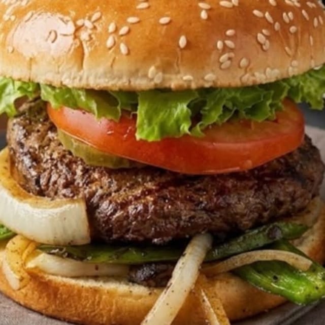 Jalapeno Swiss Burger 14oz..